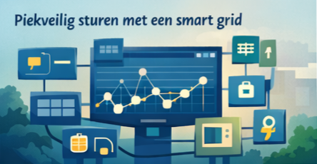Piekveilig sturen met een smart grid