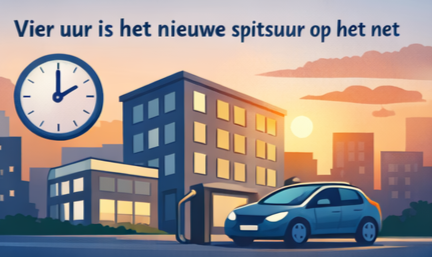 spitsuur op het elektriciteitsnet